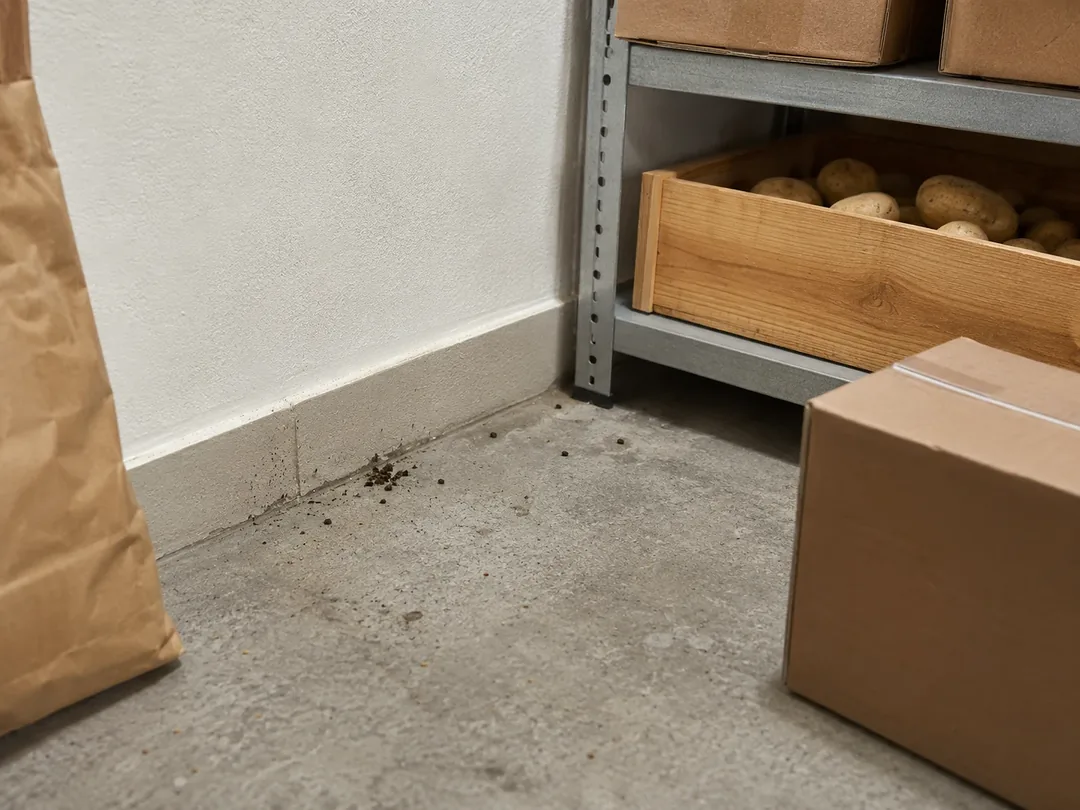 Typische Schädlingssituation in einem Gebäude in Dormagen
