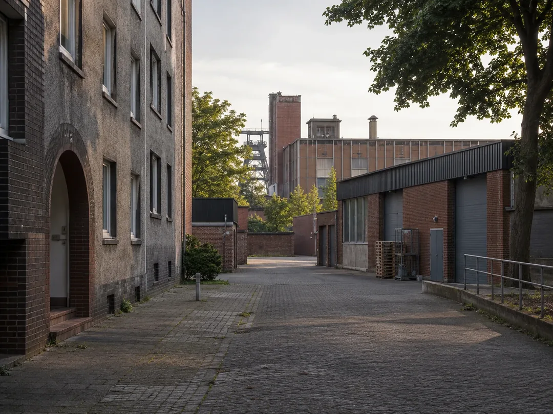Typisches Wohn- und Gebäudeumfeld in Duisburg