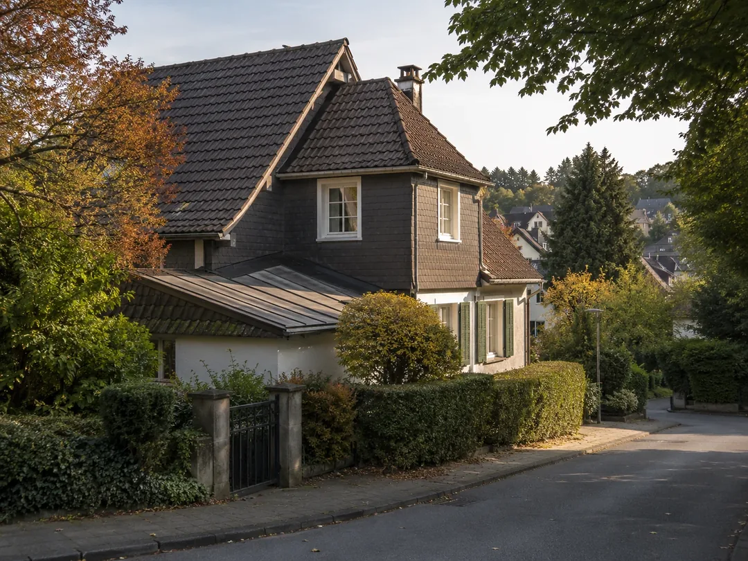 Typisches Wohn- und Gebäudeumfeld in Haan