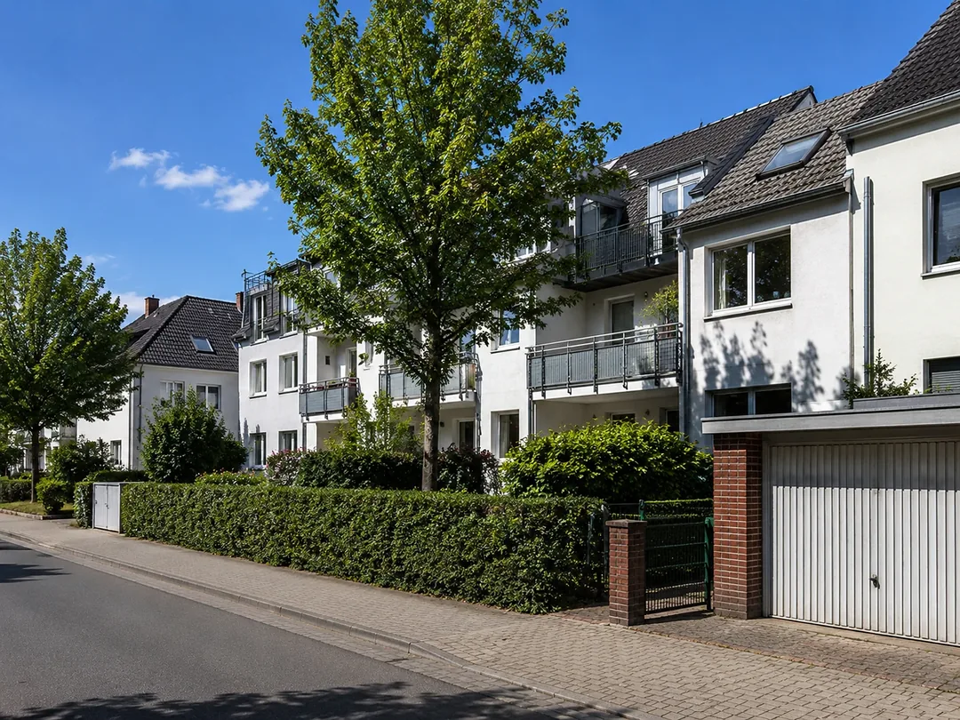 Typisches Wohn- und Gebäudeumfeld in Hilden