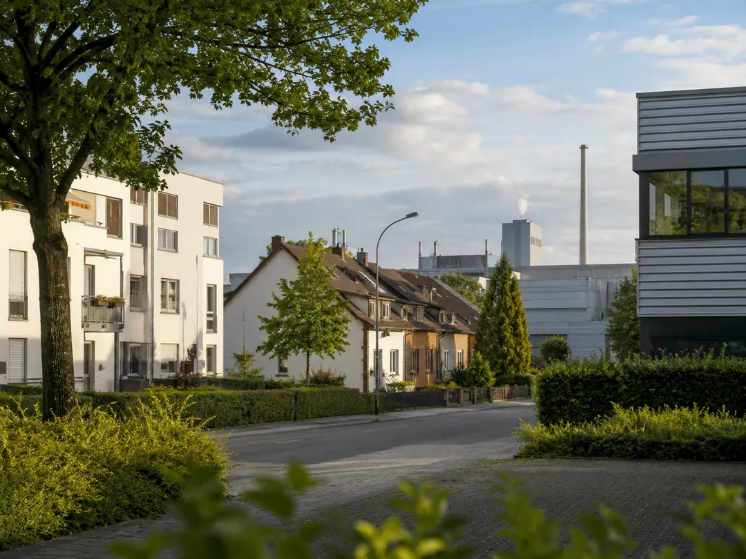 Typisches Wohn- und Gebäudeumfeld in Leverkusen