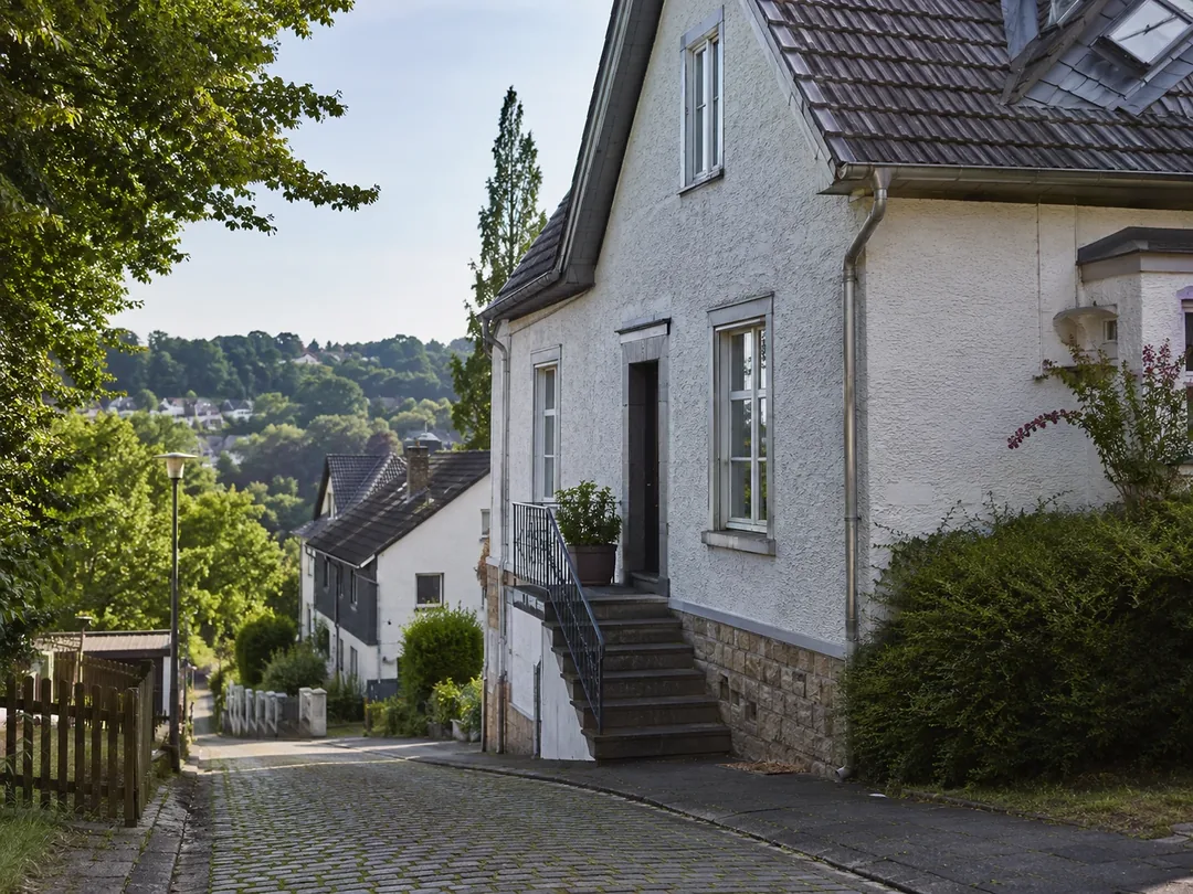 Typisches Wohn- und Gebäudeumfeld in Mettmann