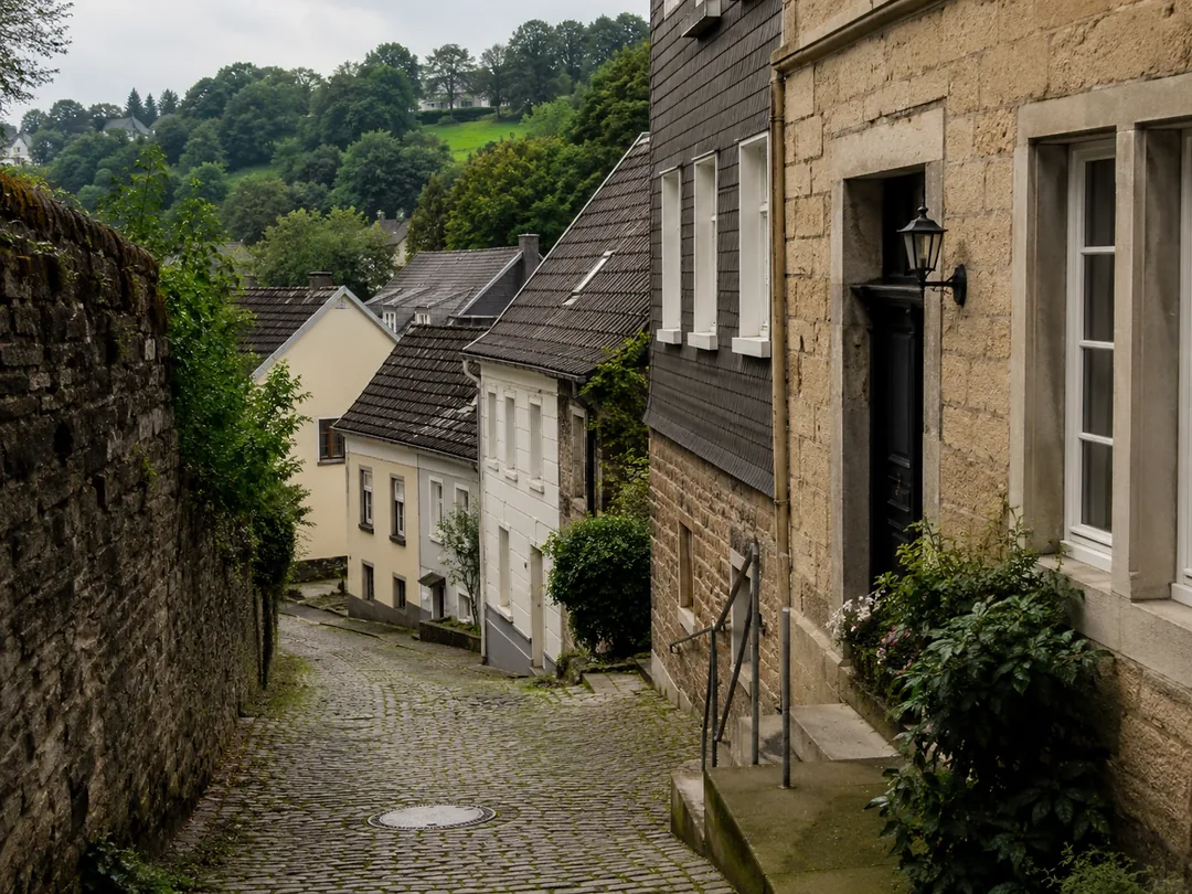 Typisches Wohn- und Gebäudeumfeld in Wülfrath
